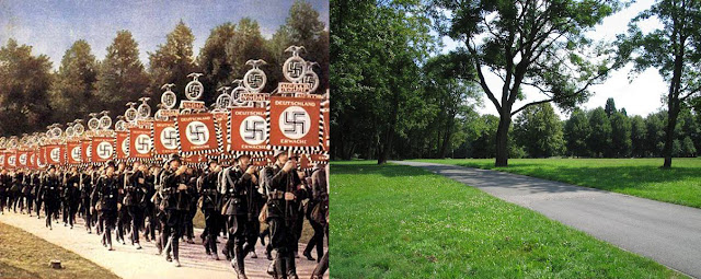 Nazis marching