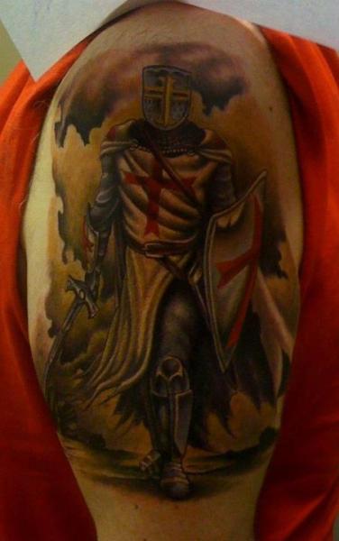 Tatuaje Caballero Templario