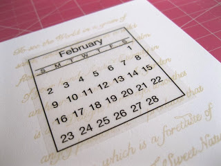 SRM Stickers Blog - Picture Frame Calendar by Shelly - #mini #calendar #twine #gift #2014