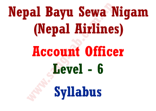 Nepal BayuSewa Nigam Account Officer Syllabus Nepal Airlines