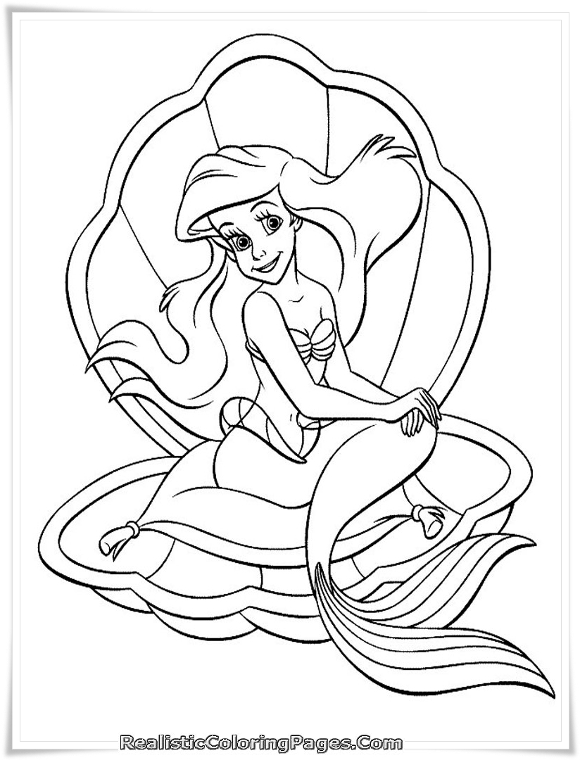 31+ Barbie Mermaid Colouring Pages To Print Background