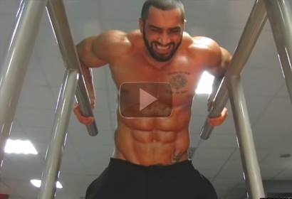 Lazar Angelov Chest Workout Video 2013