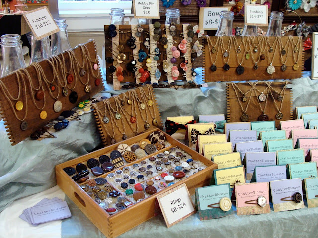 jewelry table display for craft show