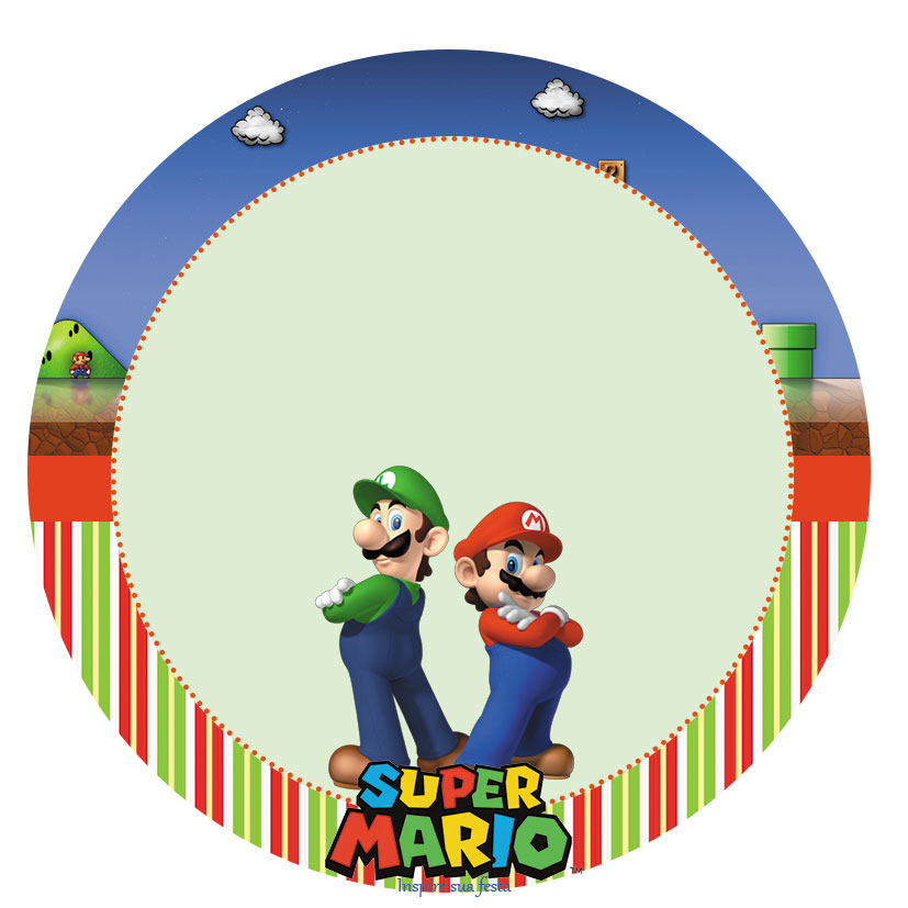Super Mario Bros Party: Free Printables Candy Bar Labels and Toppers