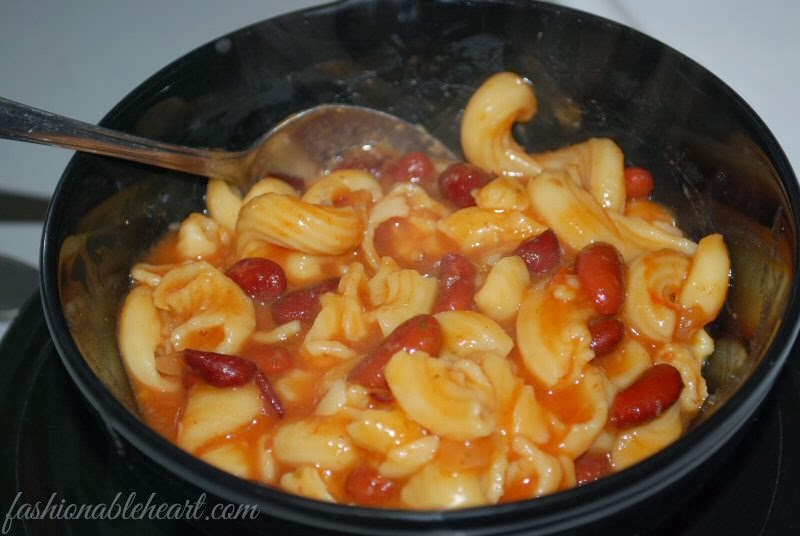 Fashionable Heart Meatless Monday Red Kidney Bean and Pasta Soup