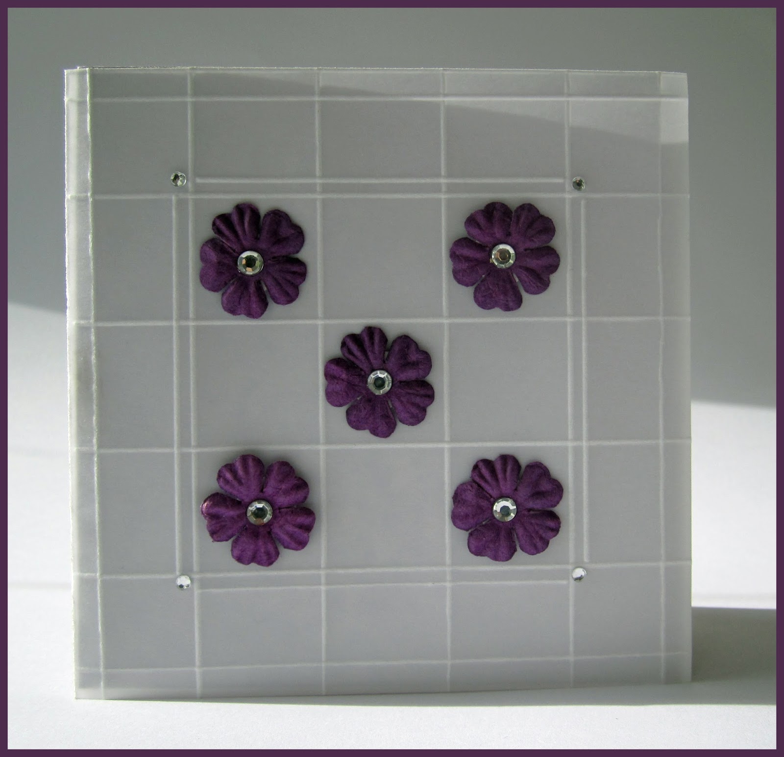 HAND MADE CARDS........ Ideas and Inspiration USING A VELLUM OVERLAY