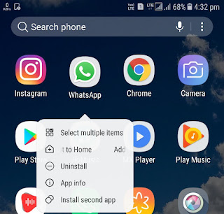 Install dual apps on Samsung