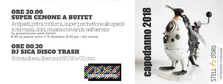Lamon a Belluno dj Sica anni 80 e 90 trash party Locandina del trash party a Lamon a Belluno