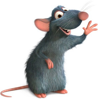Rata Dibujo de la rata Ratatouille para niños