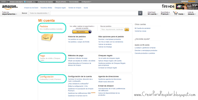 lista de deseos en amazon