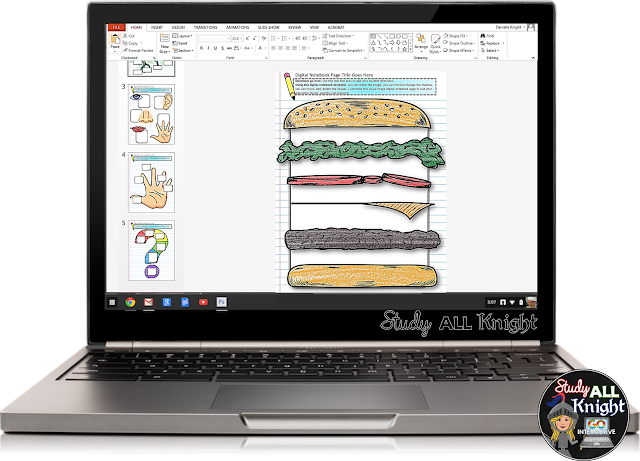 Digital interactive notebooks are a great way to get kinesthetic & visual learners engaged in the upper elementary, middle school, or high school classroom! Click through to see ten different versions of digital interactive notebooks in use so you can visualize how great these would work in your literacy classroom for 3rd, 4th, 5th, 6th 7th, 8th, 9th, 10th, 11th, or 12th grade students! Great ideas and all the resources you need are located in this post!