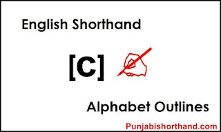 English-Shorthand-c-Alphabet-Outlines