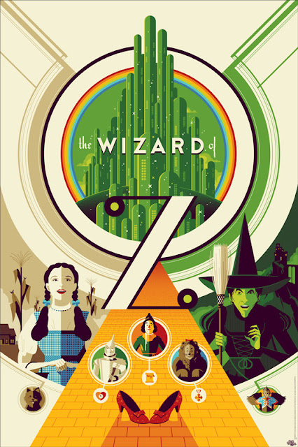 The Wizard of OZ Screen Print by Tom Whalen