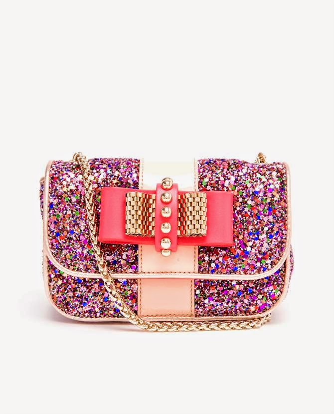 glitter shoulder bag