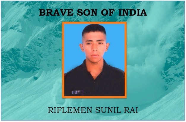 Rifleman Sunil Rai From Kalimpong‬ Becomes Martyr in Siachen avalanches