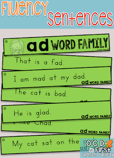 These Word Family activities will surely be a hit in your elementary classroom!  There are comprehension and writing activities, word family handouts, Powerpoint to introduce words, and word family games.  Check out my blog post to get a word family freebie!
