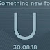 The New HTC 'U' Series Launch Event on August 30, U12 Life Expected