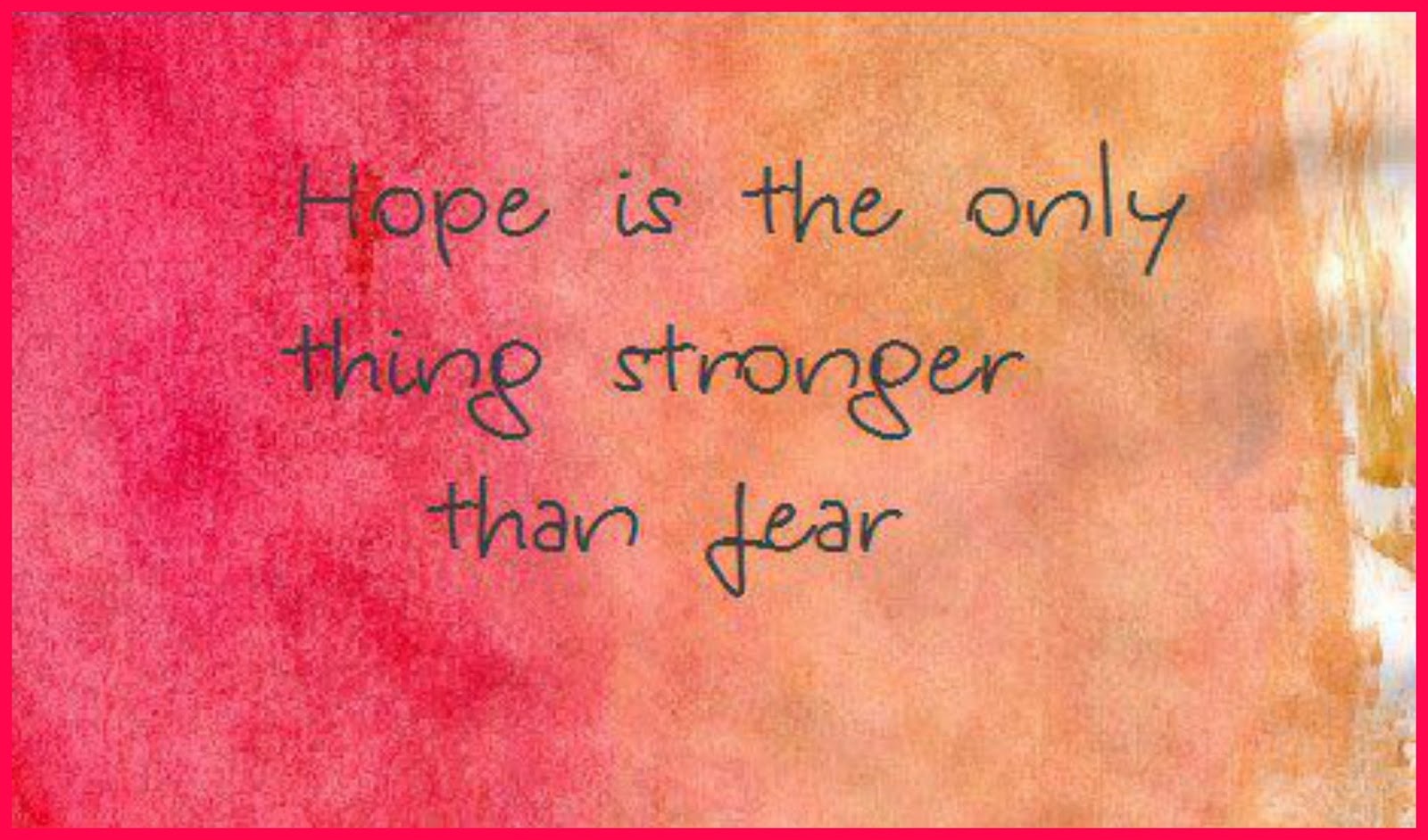 The only thing they. The only thing they fear is you.