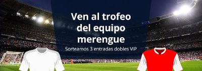 luckia sorteo entradas dobles VIP Real Madrid vs Stade de Reims 12 agosto luckia sorteo entradas dobles VIP Real Madrid vs Stade de Reims 12 agosto