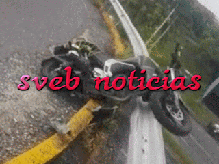 Motociclista cae del puente de distribuidor vial del aeropuerto en Veracruz