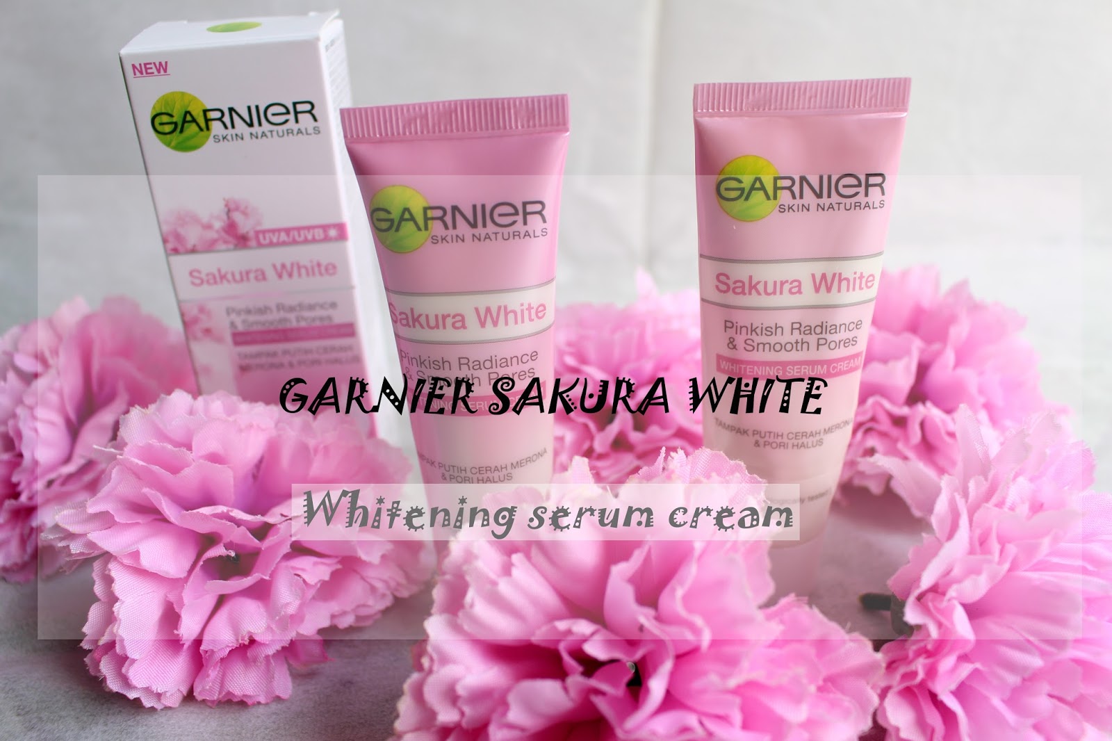 Garnier Sakura White Whitening Serum Cream