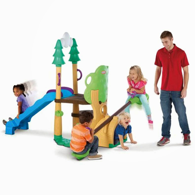 TREE HOUSE SWING, 123 CLIMBER SEE SAW SLIDE Little Tikes Indonesia