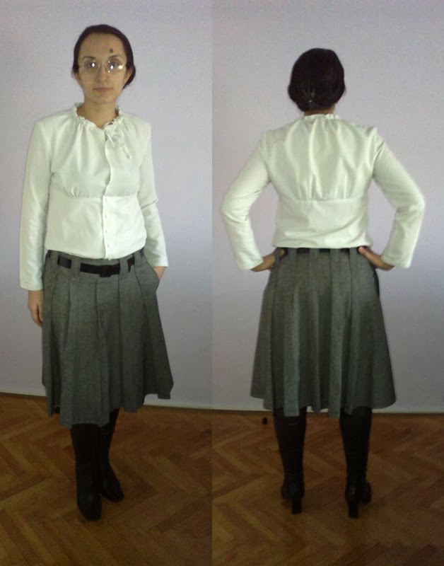 Stepalica Patterns: Zlata skirt - testing the pattern, Julijana