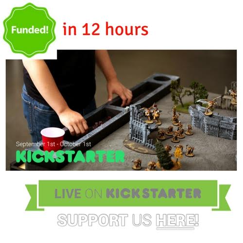 Wargame News and Terrain Gaddis Gaming TableTopper™ Kickstarter Funded!
