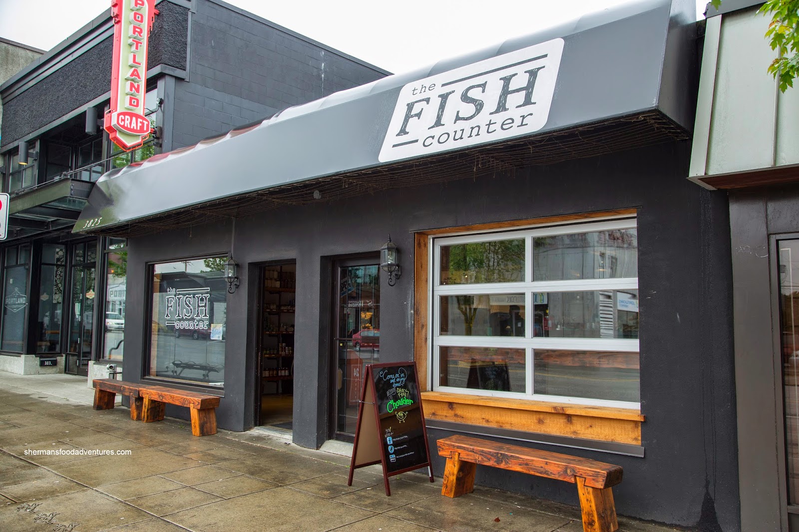 Sherman's Food Adventures The Fish Counter