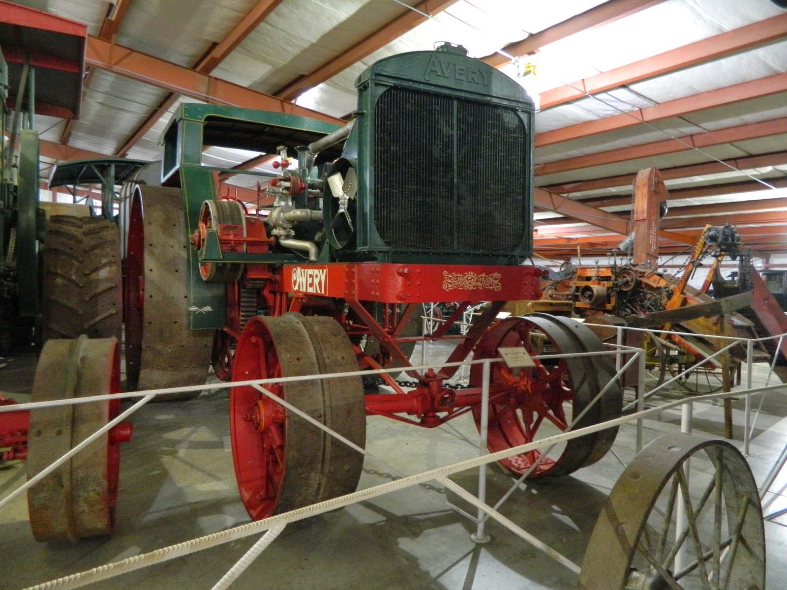 Stuhr Museum of the Prairie Pioneer's Tractors 1913 Avery 4080 Tractor