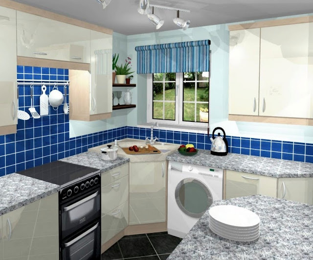 Decorating idea of small kitchen