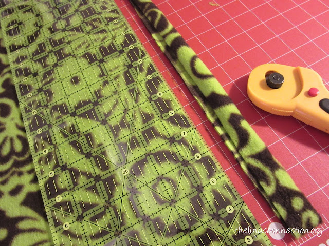 The Linus Connection: Two Ways to Make a Single Layer Fleece Blanket