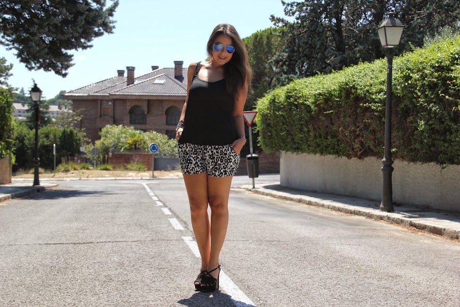 DIY Costura: Shorts Animal Print (patrones o moldes). Blog de costura y blog diy.