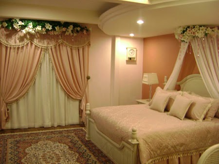 desain warna kamar tidur pengantin