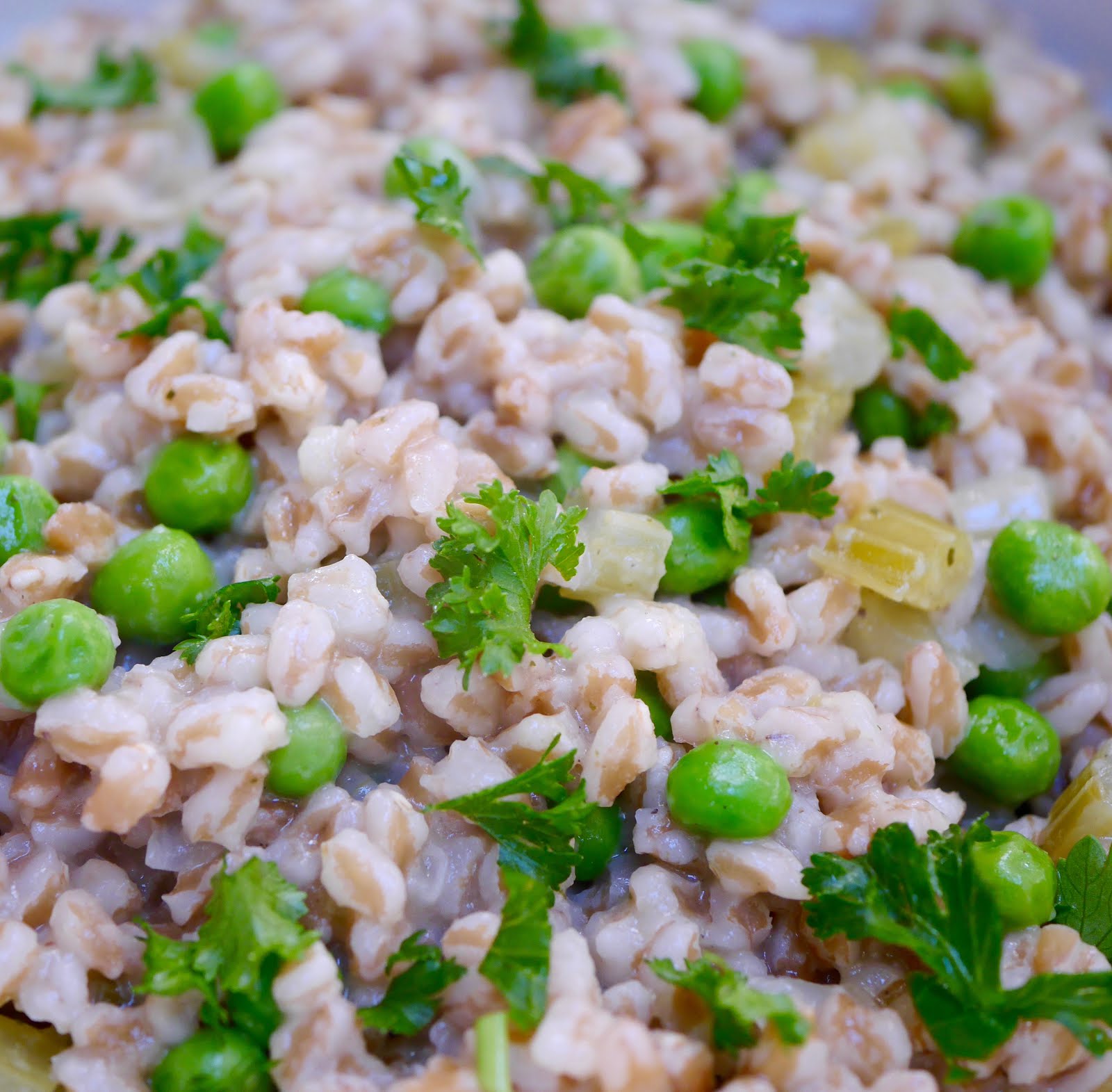 Foods For Long Life Instant Pot Farro With Peas