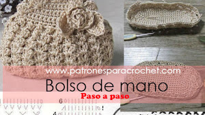 Bolso de mano pequeño a crochet / Paso a paso