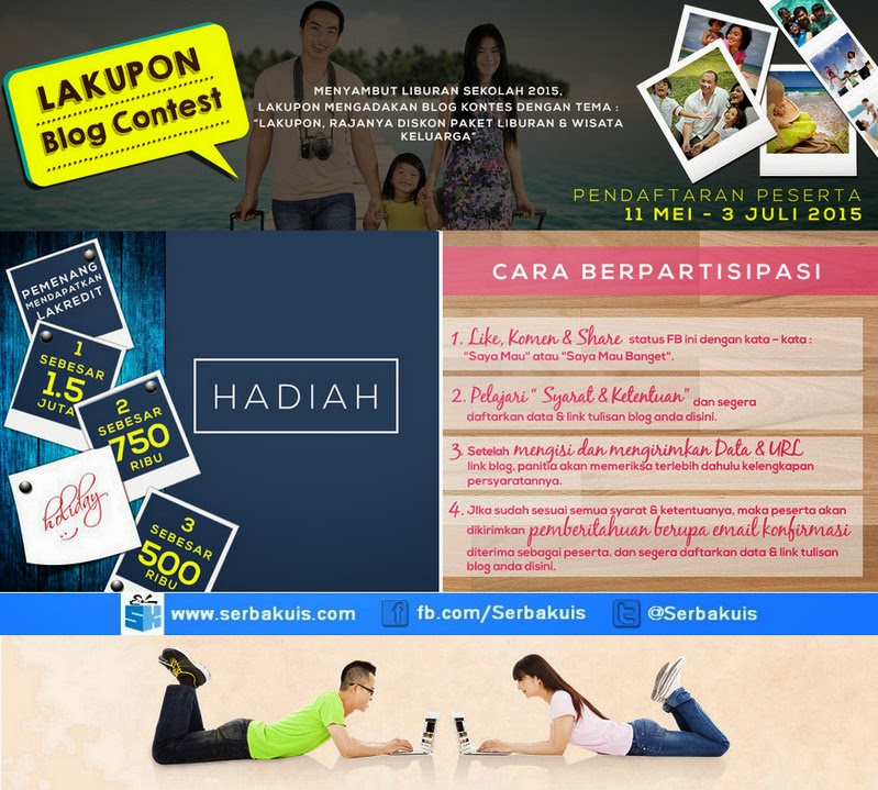Ikuti Lakupon Blog Contest Berhadiah Jutaan Rupiah