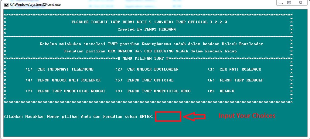 Cara Pasang TWRP Xiaomi Redmi Note 5 Pro (Whyred) Cara Memasang TWRP untuk Xiaomi Redmi Note 5 Pro/AI (Whyred)