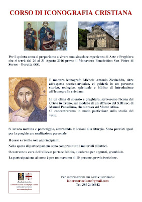 Corso di iconografia Monastero San Pietro di Sorres