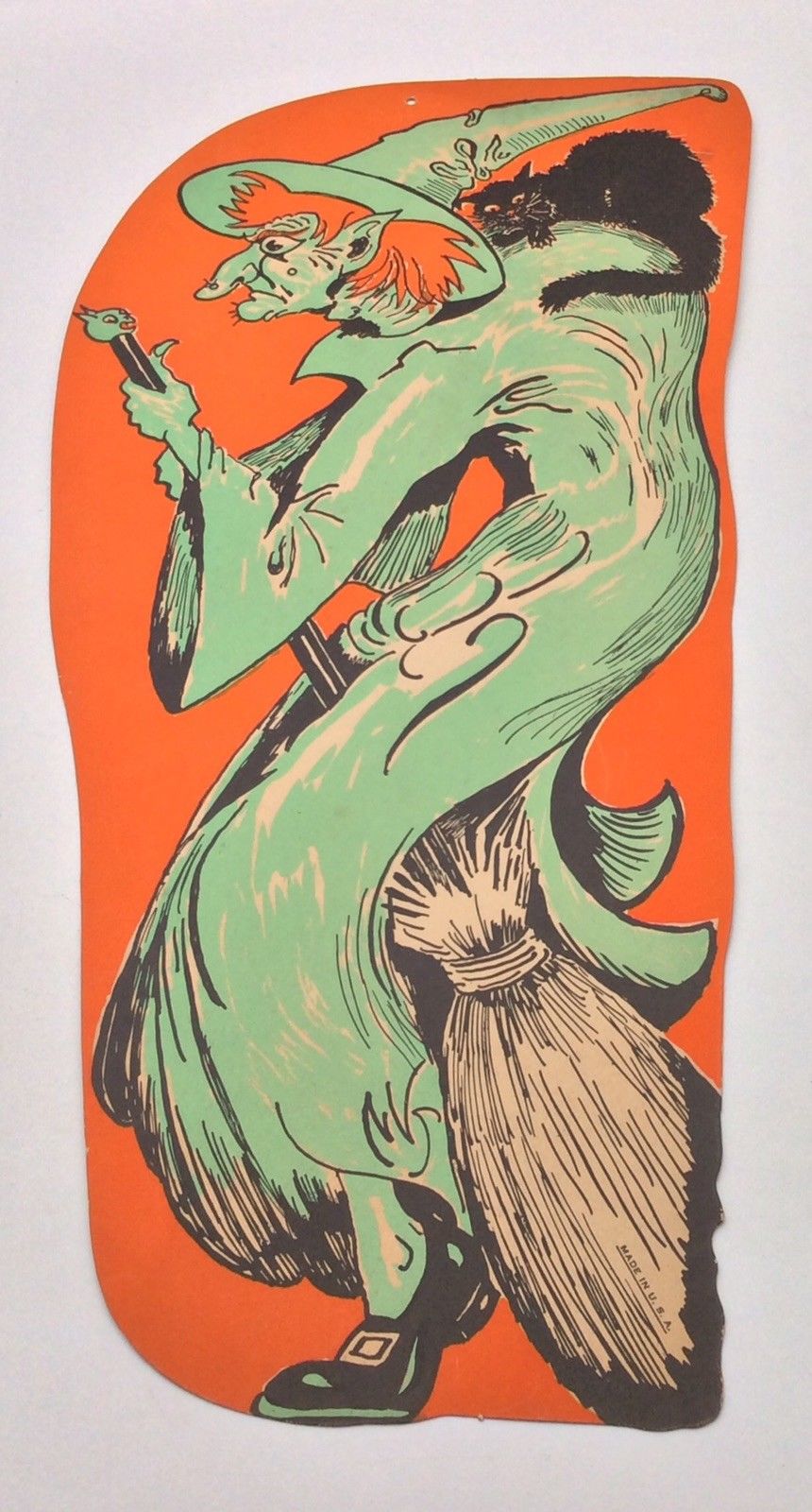 Vintage Halloween Collector Vintage Halloween Witch Diecut at eBay