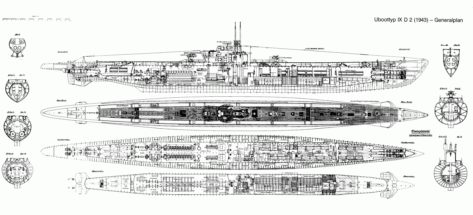 Тип 9 номер 23. Чертежи u-boot type ix. u-869 подводные лодки типа ix. подводные лодки японии второй мировой войны чертежи. u-boot typ xxi чертеж.