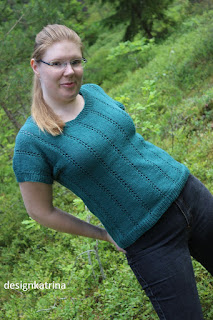 Hemp+Modal+Cotton sweater knitted by DesignKatrina.se