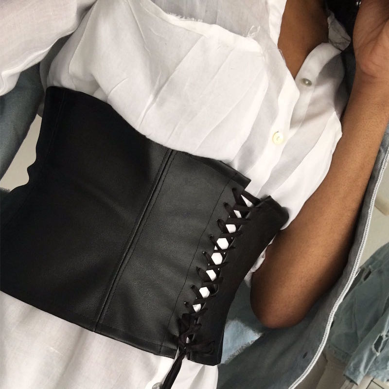DIY CORSET BELT INSPIRED BY THE KARDASHIANS MYSTYLEDIARYY