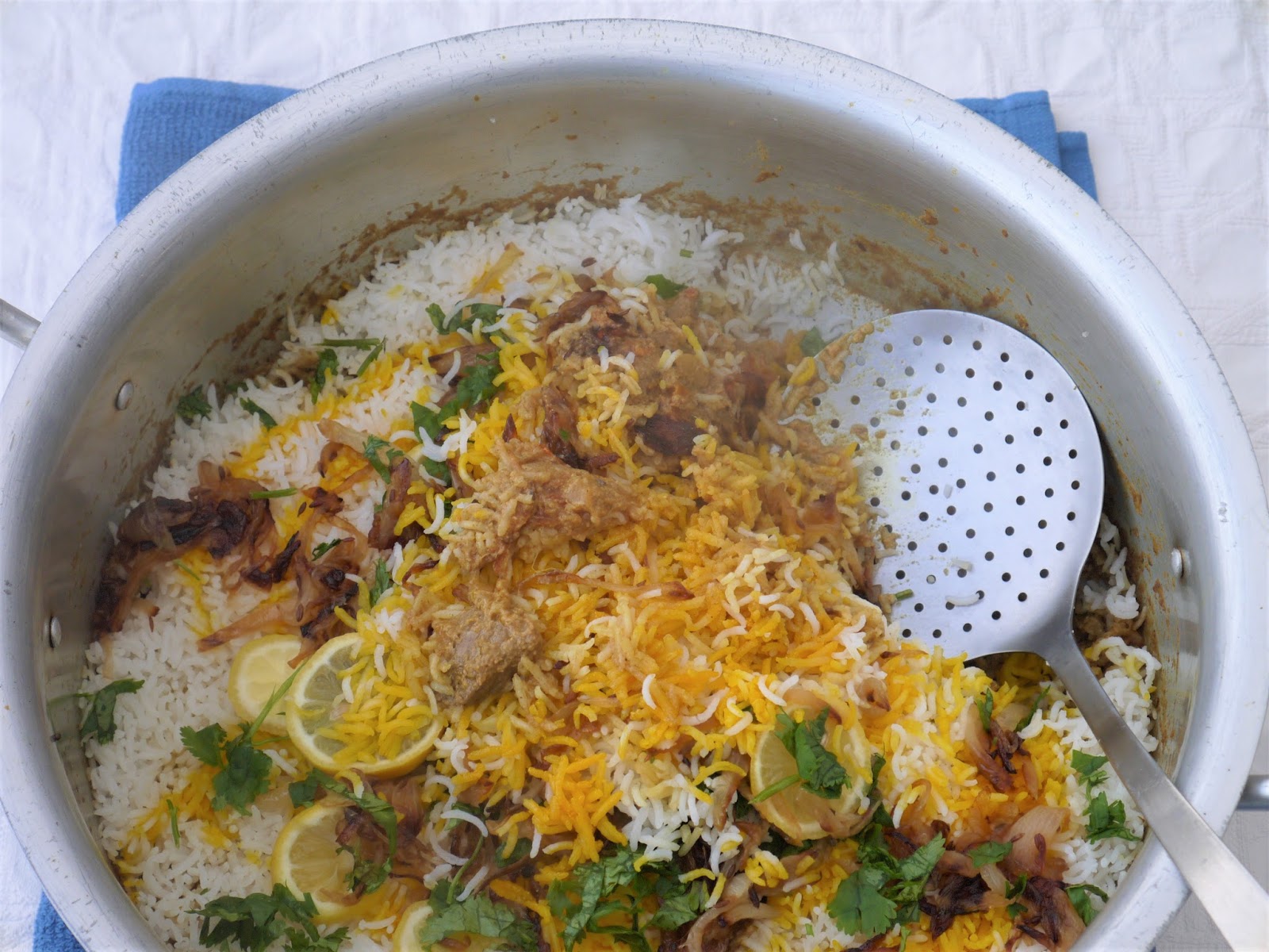 This Muslim Girl Bakes Lamb Biryani.