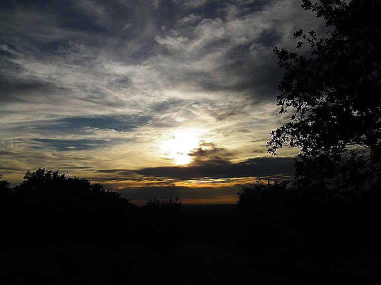 Couchée de soleil  Ménerbes