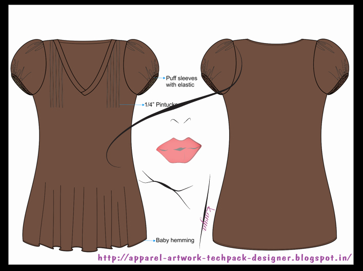 Apparel Artwork TechPack Designer: Women's Wear Design