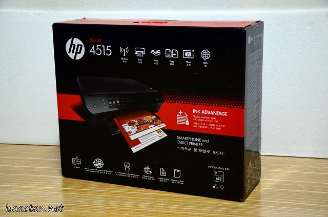 HP Deskjet Ink Advantage 4515 e-All-in-One Printer Review | Isaactan.net