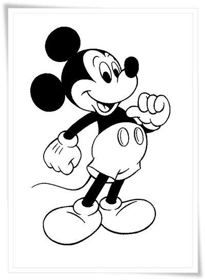 Ausmalbilder Zum Ausdrucken Ausmalbilder Micky Maus