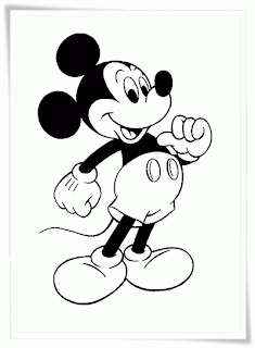 Ausmalbilder zum Ausdrucken: Ausmalbilder Micky Maus