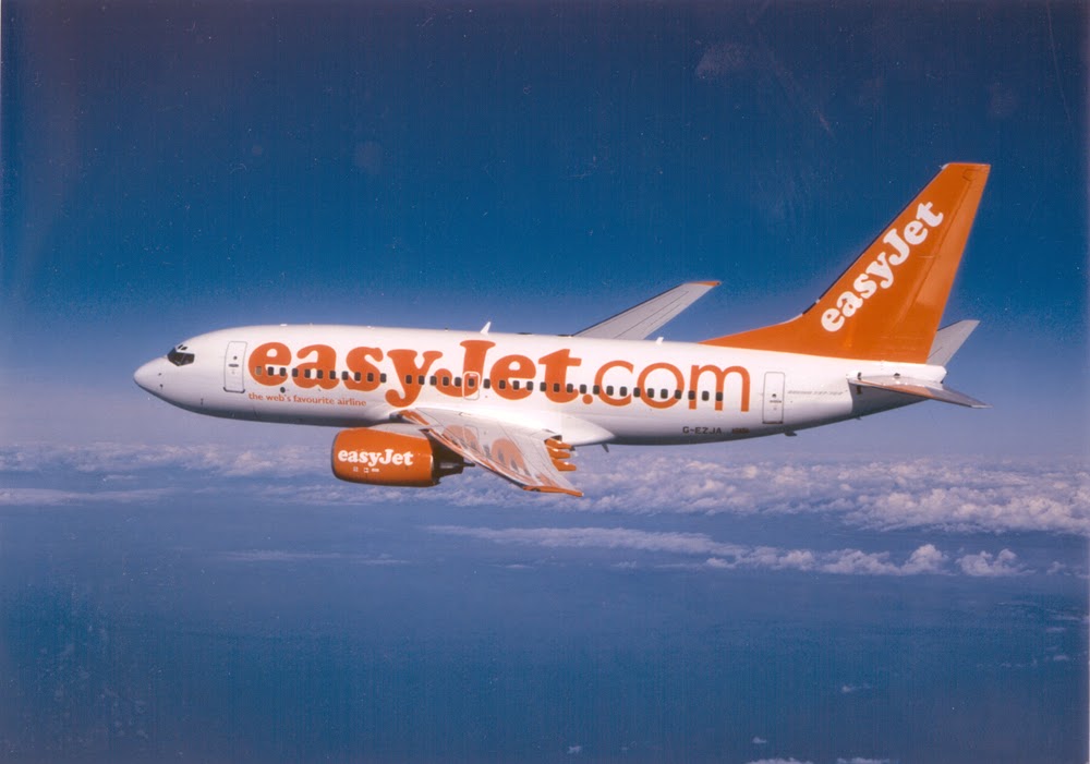 Aviação Mundial EasyJet bate recorde de passageiros em Julho com